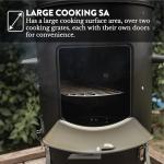 GasOne 18 Inch Heavy Duty Charcoal Smoker