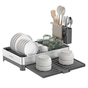 Expandable Stainless Steel Dish Drying Rack