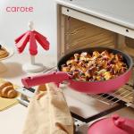 17-Piece Nonstick Cookware Set with Detachable Handle