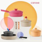 17-Piece Nonstick Cookware Set with Detachable Handle