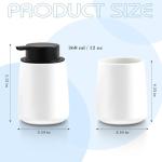 ARTWIND Ceramic Foam Soap Dispenser Set, 12oz