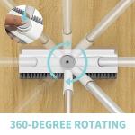 3-in-1 Floor Scrub Brush with Long Handle