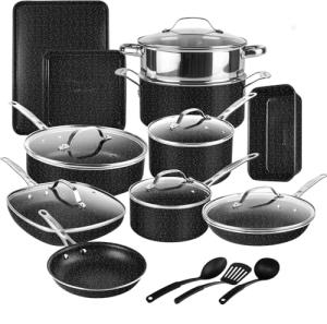 Granitestone 20-Piece Non-Stick Cookware Set