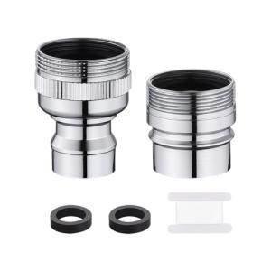 Dishwasher Faucet Adapter with Aerator - Chrome