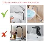 Dishwasher Faucet Adapter with Aerator - Chrome