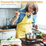 TeqHome 1500W Portable Electric Hot Plate