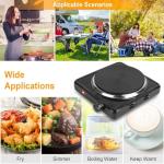TeqHome 1500W Portable Electric Hot Plate