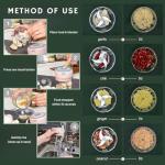 Green Mini Electric Food Processor and Garlic Chopper