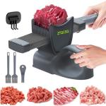 Manual Meat Slicer with Adjustable Thickness - Gray