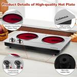 Cusimax Dual Infrared Electric Hot Plate Burner