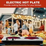 Cusimax Dual Infrared Electric Hot Plate Burner