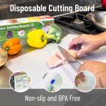 Mind Reader E-Z Disposable Plastic Cutting Board