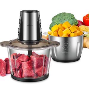 Reemix 12-Cup Food Processor with 500W Motor