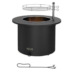 Outsunny 2-in-1 Smokeless Fire Pit and Grill