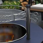 Outsunny 2-in-1 Smokeless Fire Pit and Grill