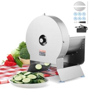 VEVOR Adjustable Electric Vegetable Slicer Machine