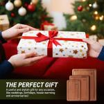 Bamboo Cutting Board Set with Non-Slip Feet