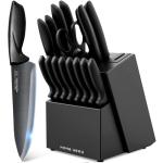 Home Hero 16-Piece Kitchen Knife Block Set