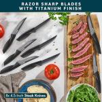 Home Hero 16-Piece Kitchen Knife Block Set