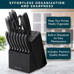 Home Hero 16-Piece Kitchen Knife Block Set