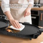 AORAN 2200W Electric Grill and Hot Pot Combo