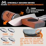 Rolling Knife Sharpener Kit with Ceramic Discs
