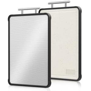 Dishwasher Safe Stainless Steel Cutting Board, Large