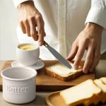 Ceramic Butter Crock with Lid - Keeps Butter Soft