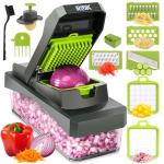 RüK 10-in-1 Vegetable Chopper with 6 Blades