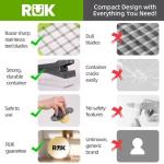 RüK 10-in-1 Vegetable Chopper with 6 Blades