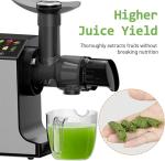Whall Masticating Slow Juicer with Touchscreen and 2 Speeds