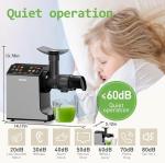 Whall Masticating Slow Juicer with Touchscreen and 2 Speeds