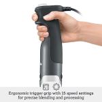 Breville Control Grip Immersion Blender, Stainless Steel