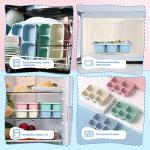 4-Pack Bento Box Meal Prep Containers for Adults