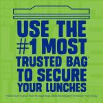Ziploc XL Sandwich and Snack Bags, 90 Count