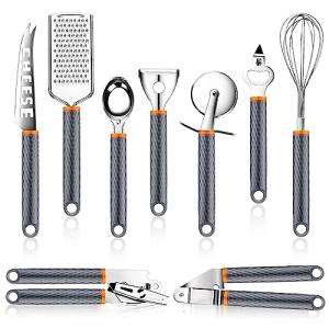9-Piece Stainless Steel Kitchen Utensil Set