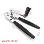 NUFR Heavy-Duty Manual Can Opener with Rubber Grips