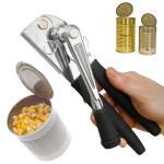 NUFR Heavy-Duty Manual Can Opener with Rubber Grips