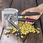 NUFR Heavy-Duty Manual Can Opener with Rubber Grips