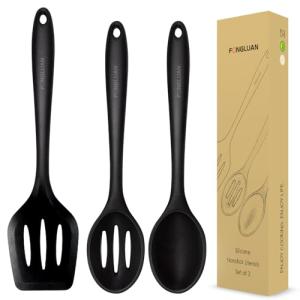 FONGLUAN Silicone Nonstick Utensil Set - 3 Pieces