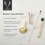Gold 7-Piece Bartender Kit for Cocktails