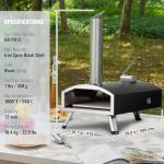 VEVOR Portable Outdoor Wood-Fired Pizza Oven