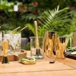 Gold 7-Piece Bartender Kit for Cocktails