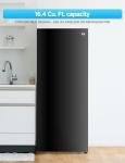 Convertible Freezer Refrigerator with Glass Shelves