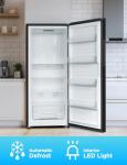 Convertible Freezer Refrigerator with Glass Shelves