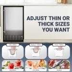 ICYGLEE Under Counter Ice Maker Machine, 80Lbs/Day