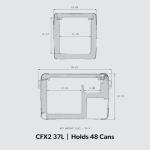 Dometic CFX2 37L Portable Refrigerator and Freezer