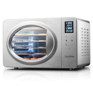 Septree Retro Food Dehydrator with 6 Steel Trays