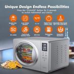 Septree Retro Food Dehydrator with 6 Steel Trays
