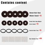10-Piece Donut Bun Maker Set for Hair